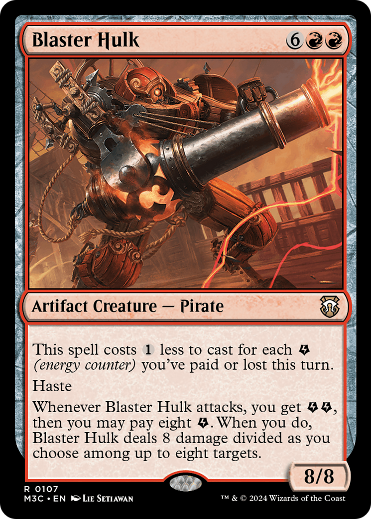 Blaster Hulk (M3C-107) - Commandant de Modern Horizons 3