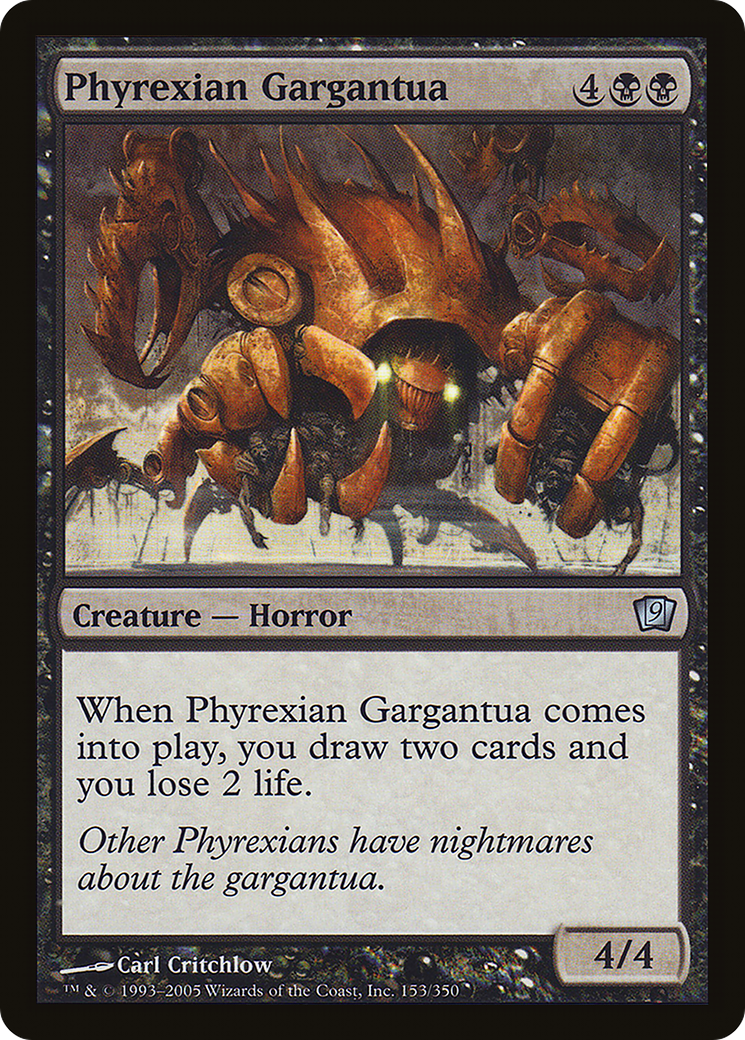 Phyrexian Gargantua (9ED-153★) - Neuvième Édition Foil