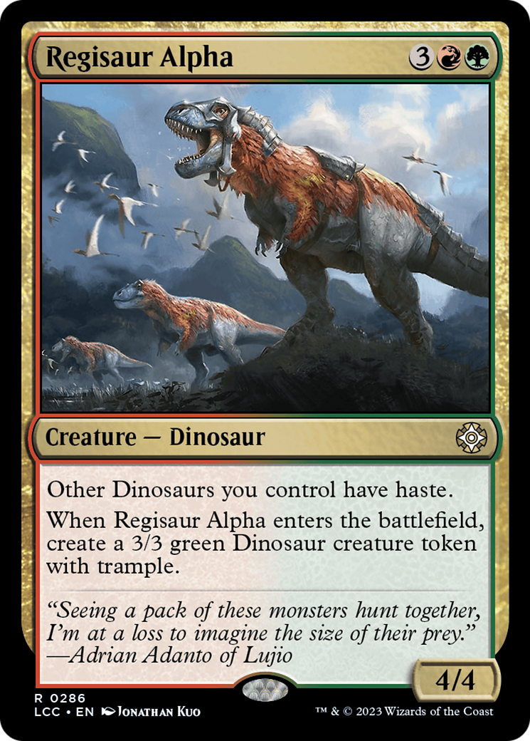 Regisaur Alpha (LCC-286) - Commandant des Cavernes Perdues d'Ixalan