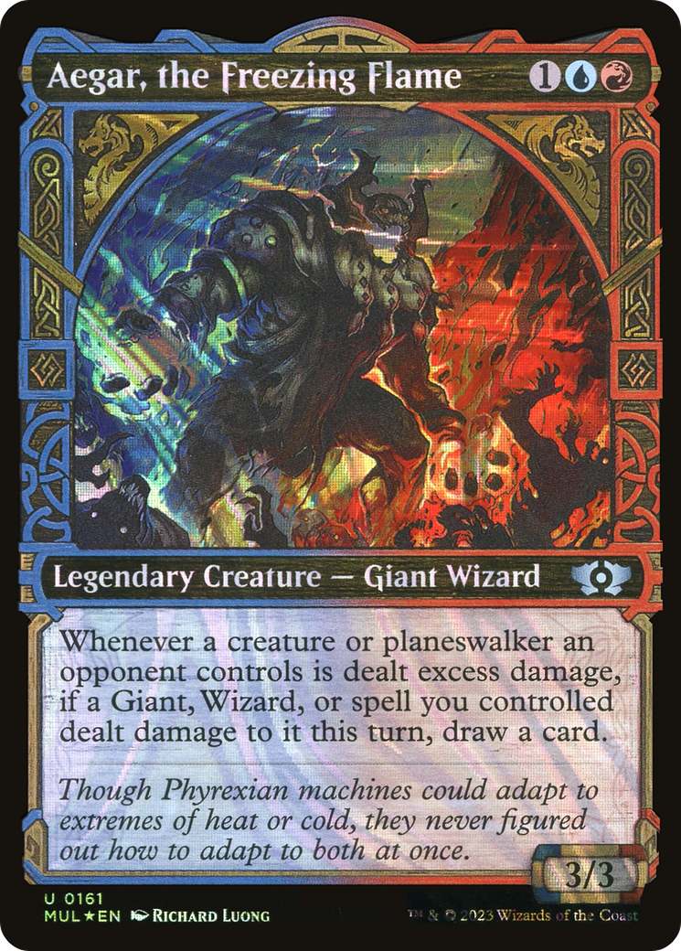 Aegar, la Flamme Glaçante (MUL-161) - Multiverse Legends : (Vitrine) Foil