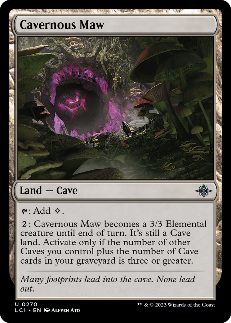 Cavernous Maw (LCI-270) - The Lost Caverns of Ixalan Foil
