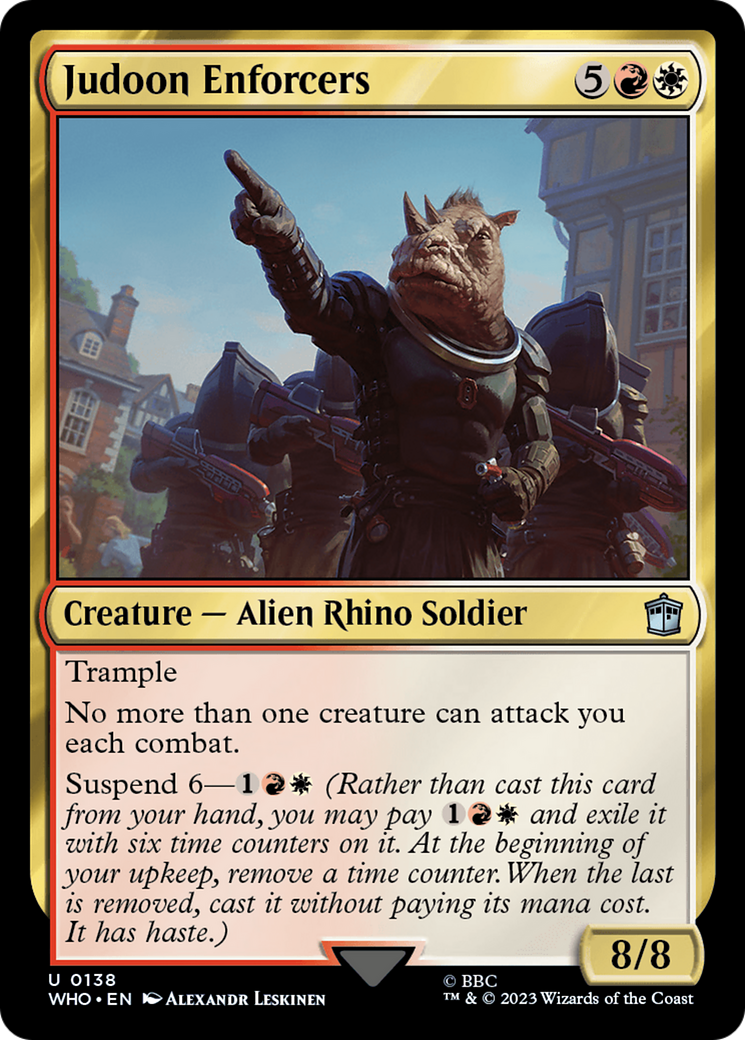 Judoon Enforcers (WHO-138) - Doctor Who Foil