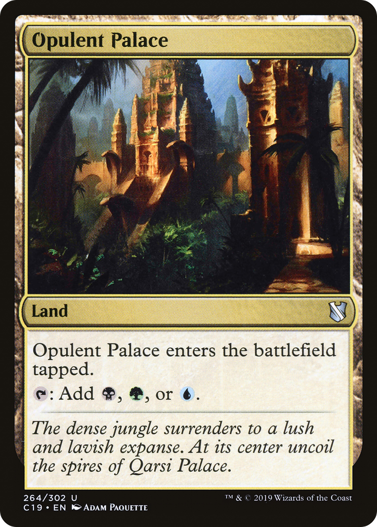 Palais opulent (XIXe-264e siècle) - Commander 2019