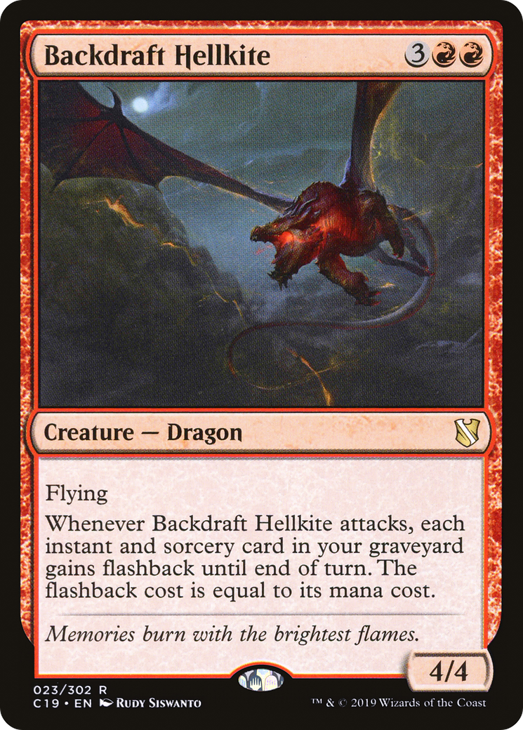 Hellkite à contre-courant (C19-023) - Commander 2019