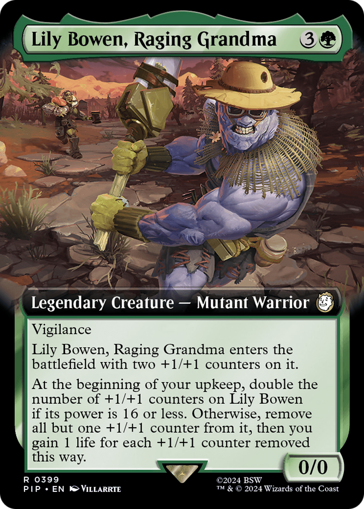 Lily Bowen, Raging Grandma (Extended Art) (PIP-399) - Fallout: (Extended Art)