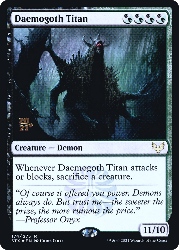 Daemogoth Titan (PRE-174) - Strixhaven: School of Mages Promos Foil