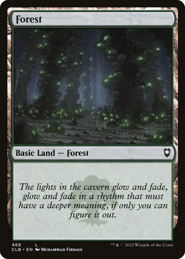 Forêt (CLB-468) - Commander Legends : La Bataille pour Baldur's Gate Foil
