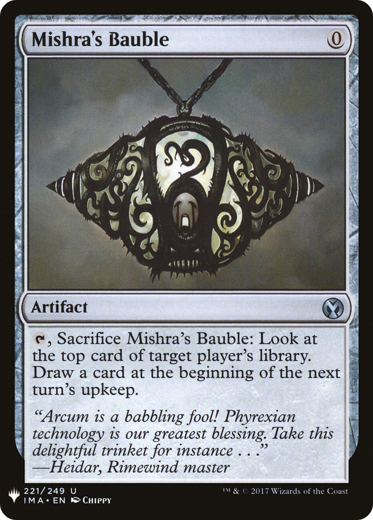 Mishra's Bauble (LIST-IMA-221) - The List