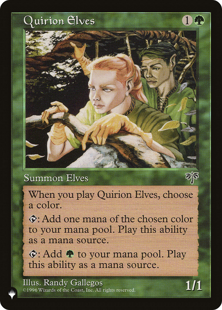 Quirion Elves (LIST-MIR-234) - The List