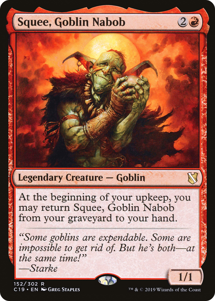 Squee, Goblin Nabab (C19-152) - Commandant 2019