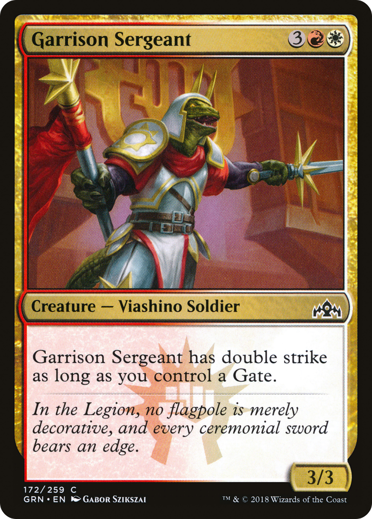 Sergent de garnison (GRN-172) - Guildes de Ravnica Foil