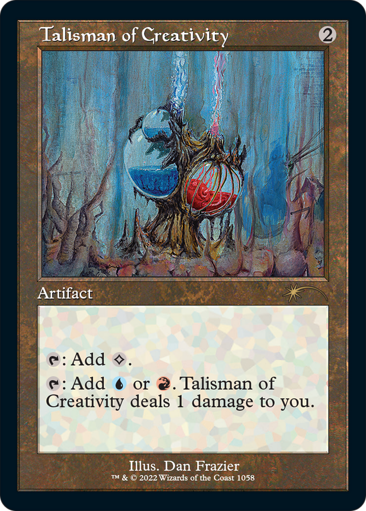 Talisman of Creativity (Retro Frame) (SLD-1058) - Secret Lair Drop