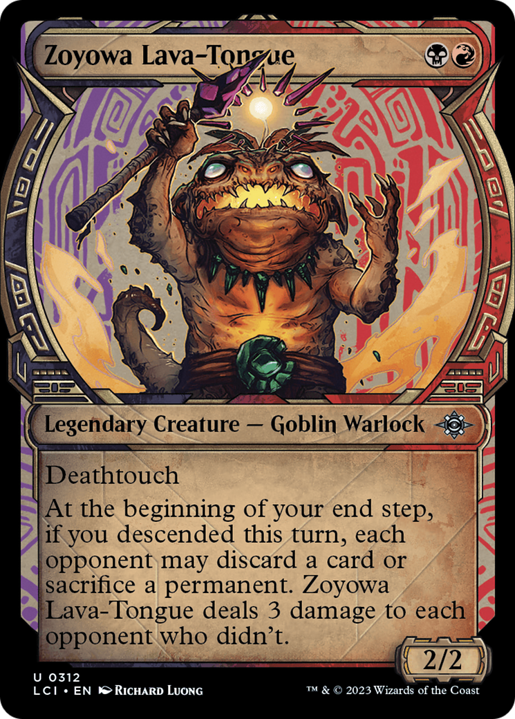 Zoyowa Lava-Tongue (Showcase) (LCI-312) - The Lost Caverns of Ixalan: (Showcase)