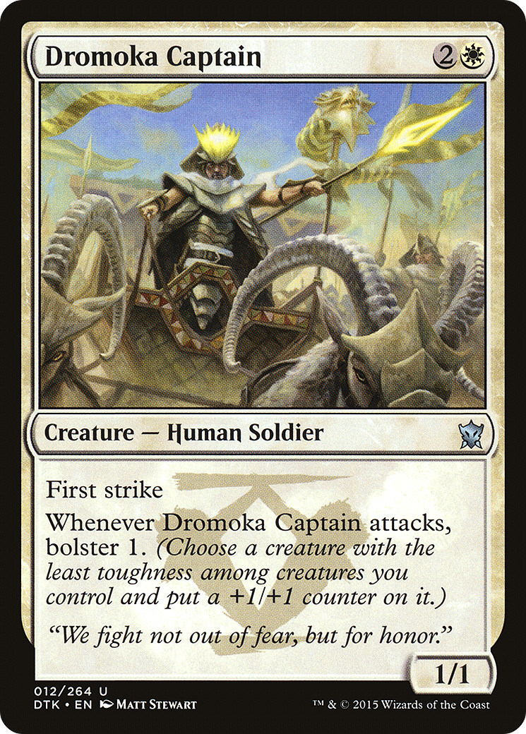 Capitaine Dromoka (DTK-012) - Dragons de Tarkir Foil