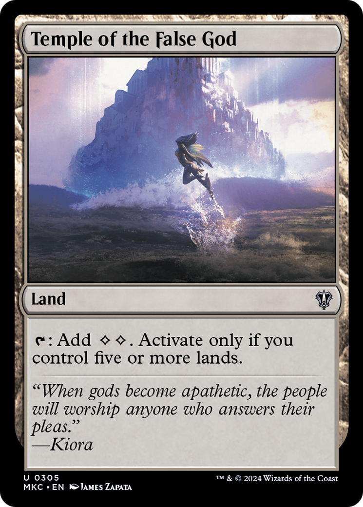 Temple du Faux Dieu (MKC-305) - Meurtres au Manoir de Karlov Commandant