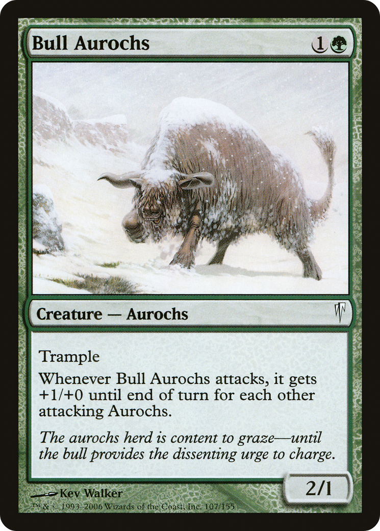 Aurochs mâles (CSP-107) - Feuille Coldsnap