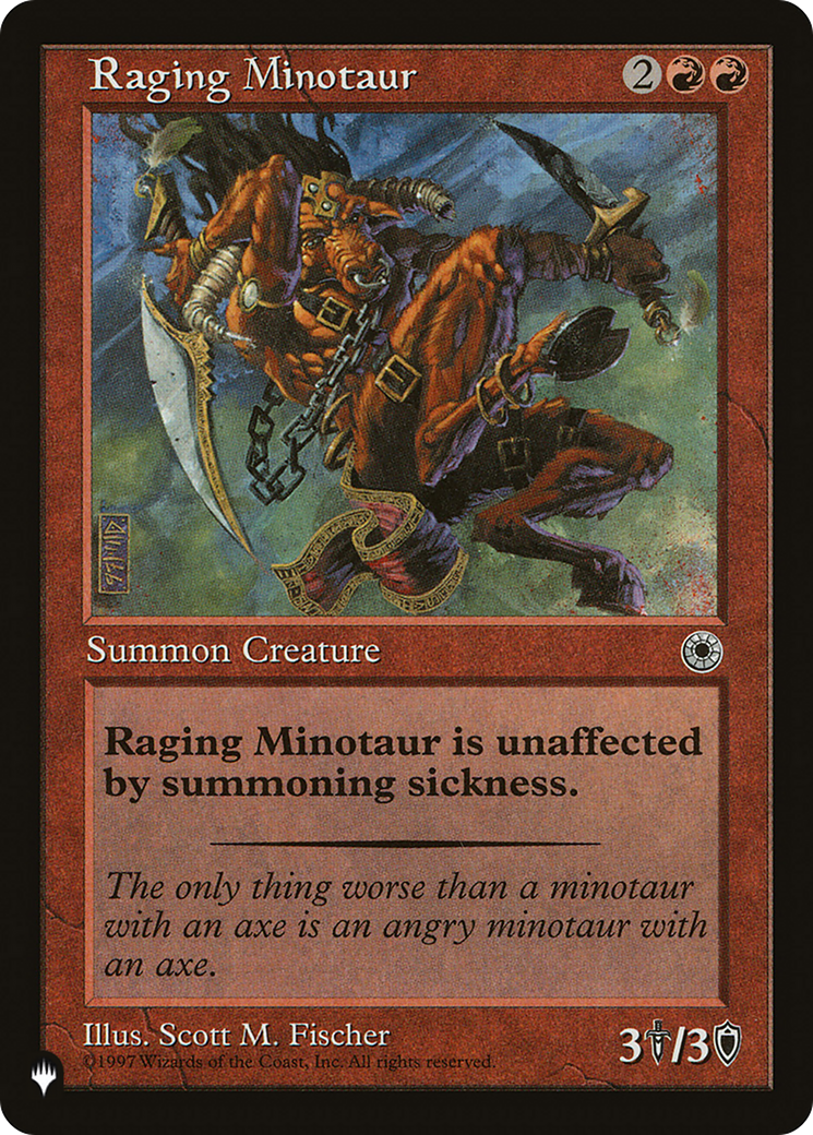 Raging Minotaur (LIST-POR-146) - The List