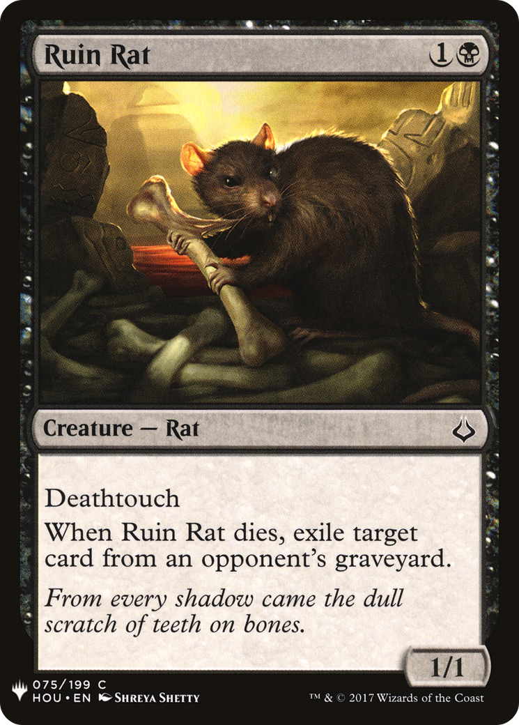 Ruin Rat (LIST-HOU-75) - The List
