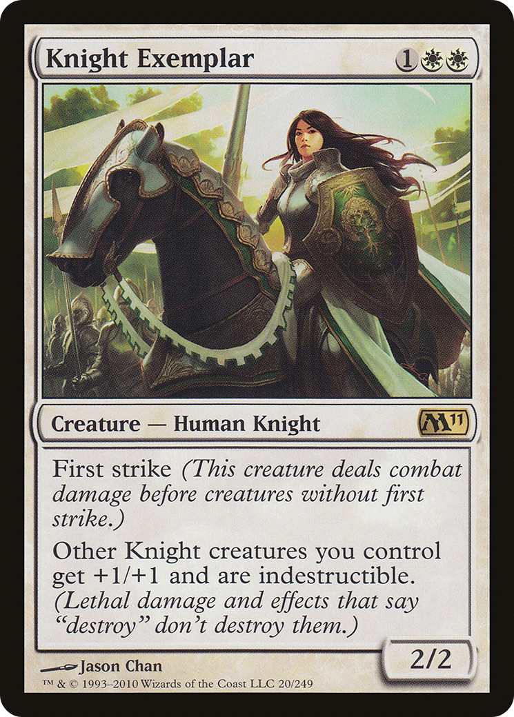 Chevalier exemplaire (M11-020) - Magic 2011 Foil