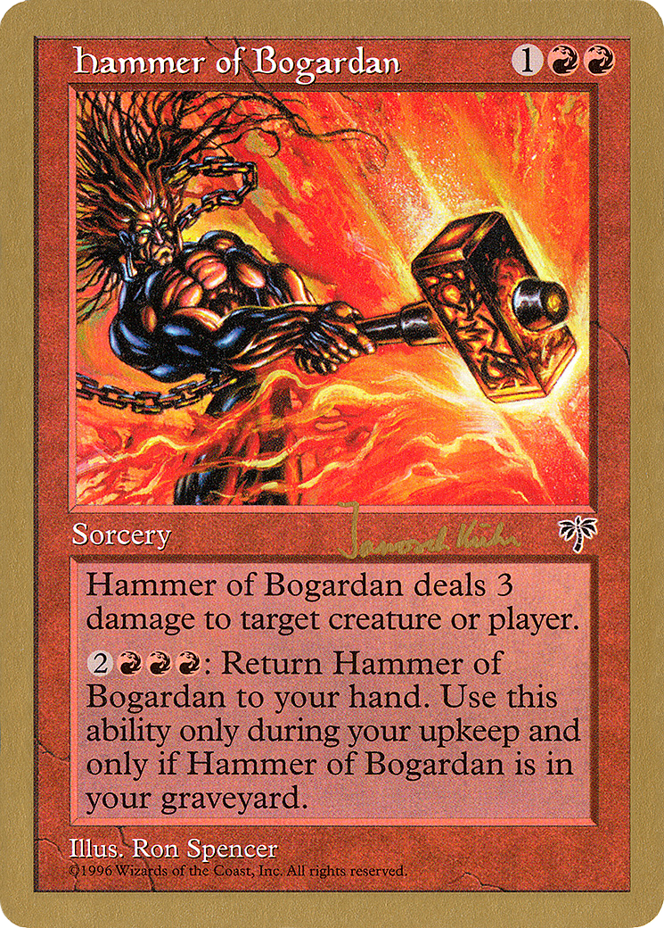 Hammer of Bogardan - 1997 Janosch Kuhn (MIR) (WCD-JK181) - World Championship Decks 1997