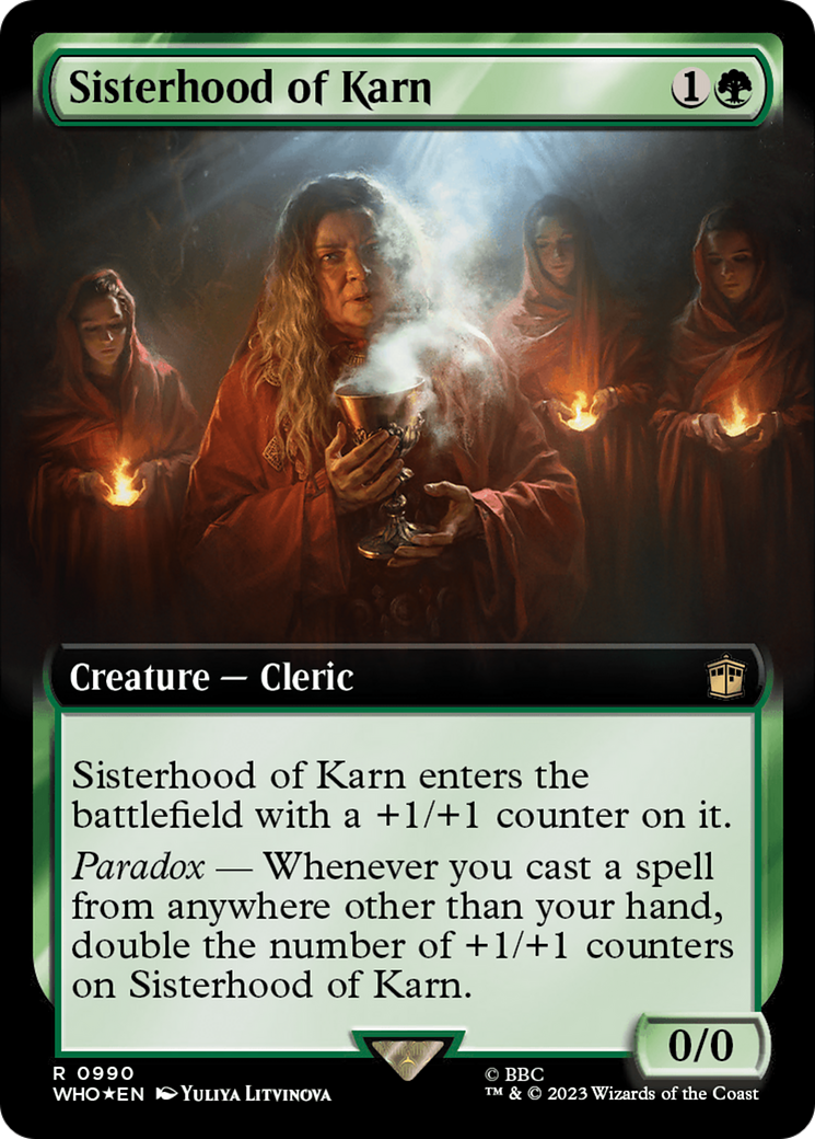 La Confrérie de Karn (WHO-990) - Doctor Who : (Extended Art) Foil