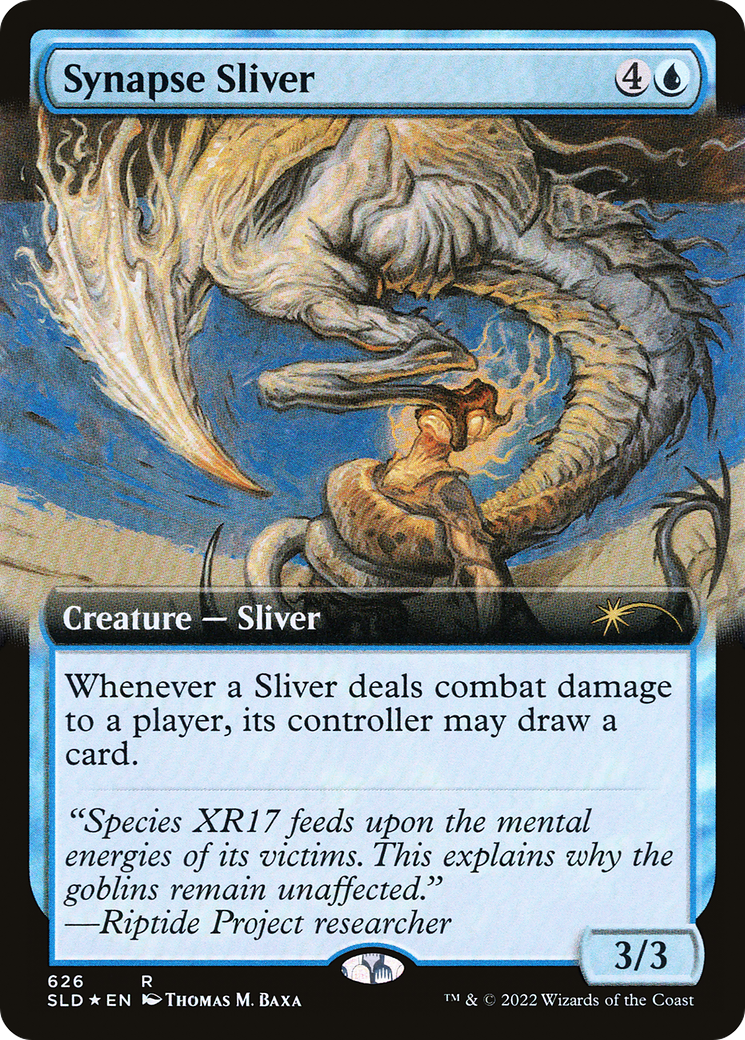 Synapse Sliver (Extended Art) (SLD-626) - Secret Lair Drop: (Extended Art) Foil