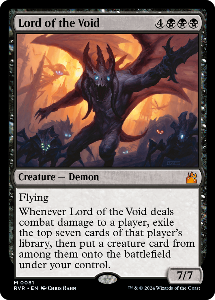 Lord of the Void (RVR-081) - Ravnica Remastered Foil