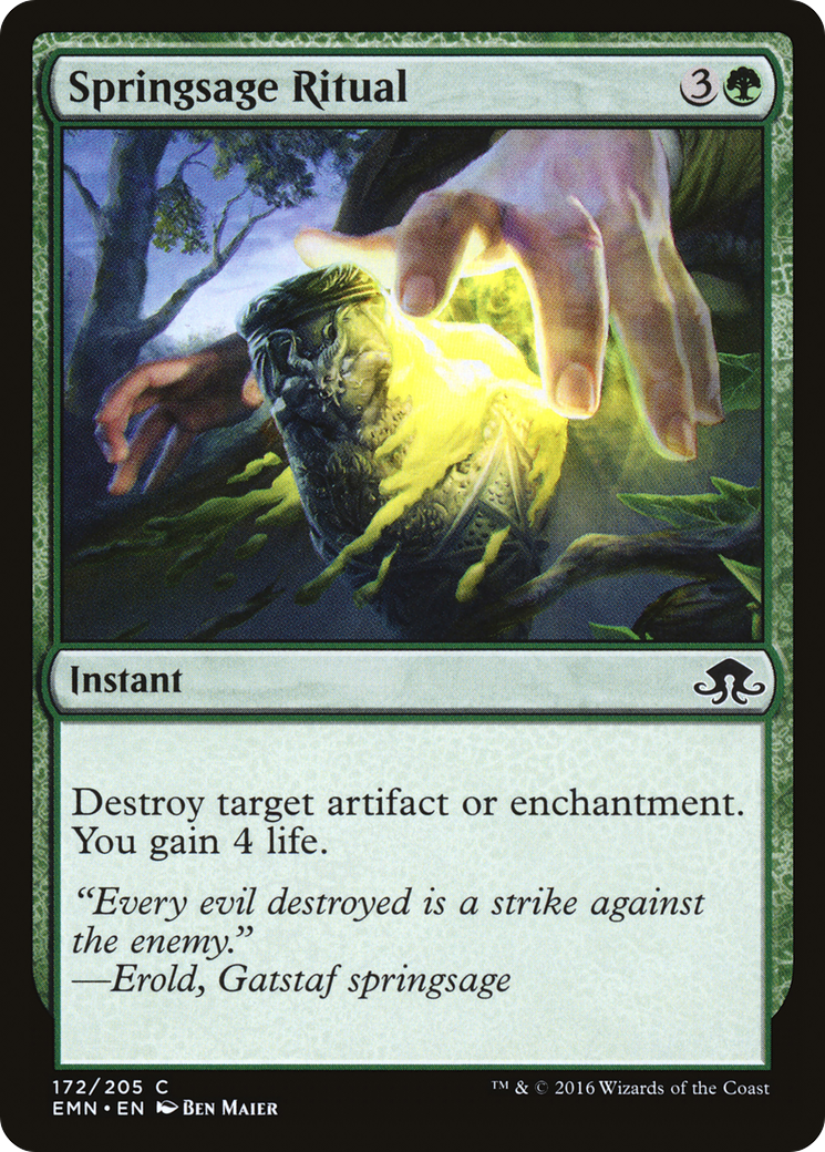 Rituel du Sage du Printemps (EMN-172) - Feuille de Lune Eldritch