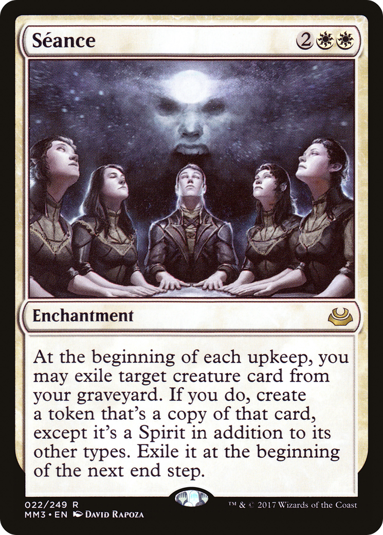 Séance (MM3-022) - Modern Masters 2017 (feuillet)