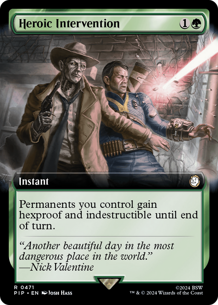 Intervention héroïque (PIP-471) - Fallout : (Extended Art) Foil