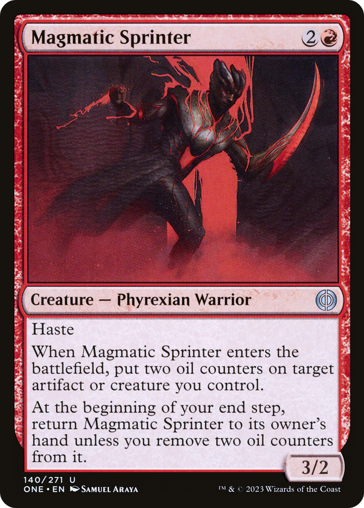 Magmatic Sprinter (ONE-140) - Phyrexia: All Will Be One Foil