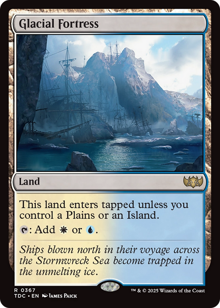 Forteresse Glaciaire (TDC-367) - Commandant : Tarkir : Tempête de Dragons
