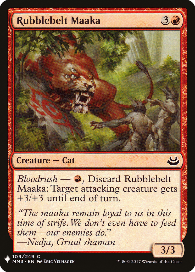Rubblebelt Maaka (LIST-MM3-109) - The List