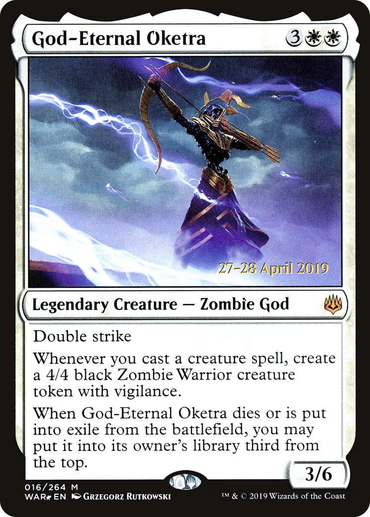 God-Eternal Oketra (PRE-016) - War of the Spark Promos Foil