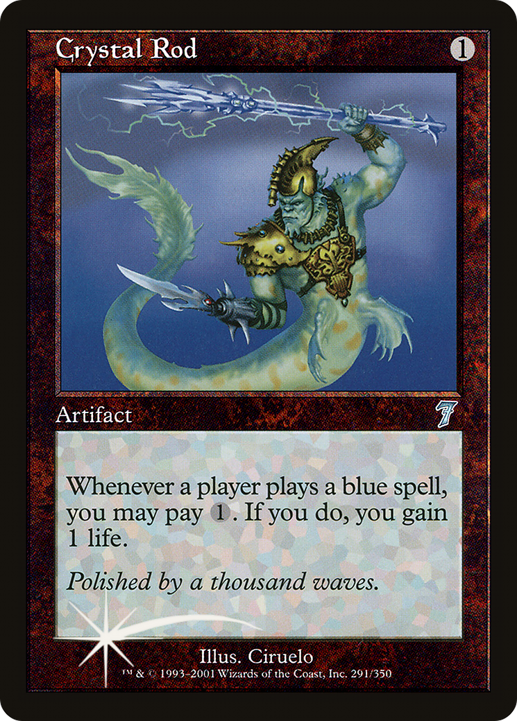 Bâton de cristal (7ED-291★) - Septième édition