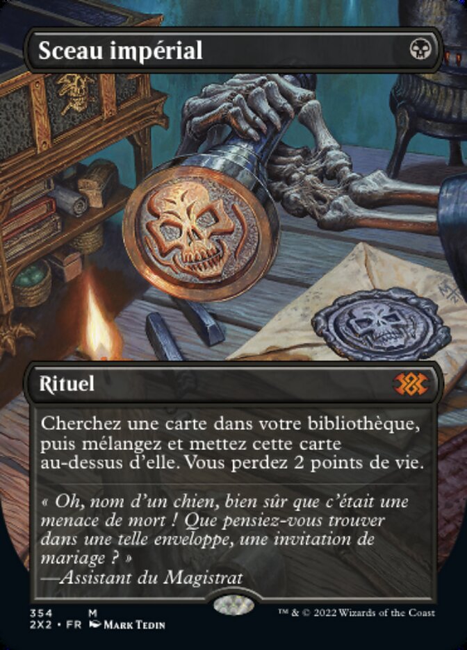 Imperial Seal (Borderless) (2X2-354) - Double Masters 2022 (Borderless) - French - NM