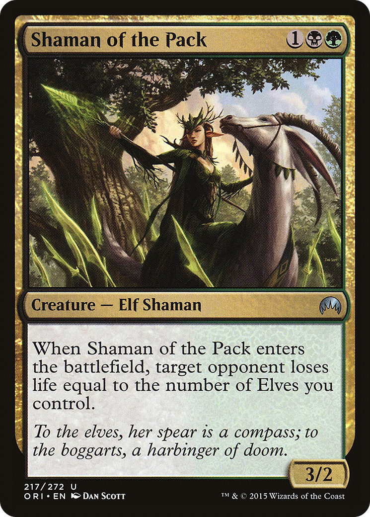 Shaman of the Pack (ORI-217) - Magic Origins