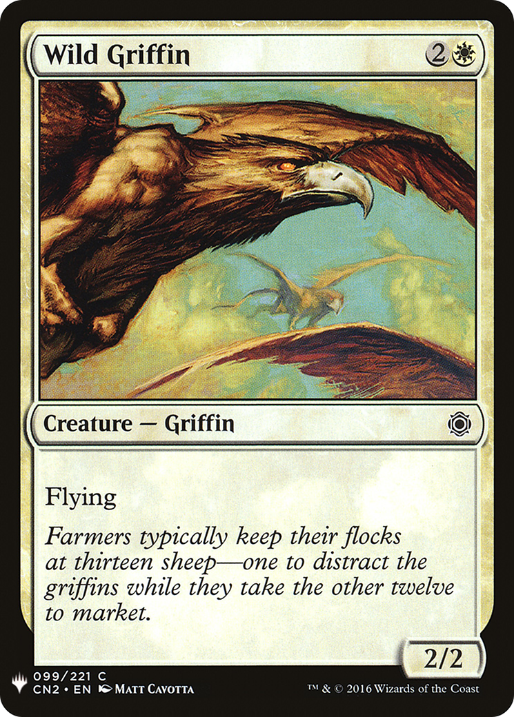 Griffon sauvage (PLST-CN2-99) - La Liste