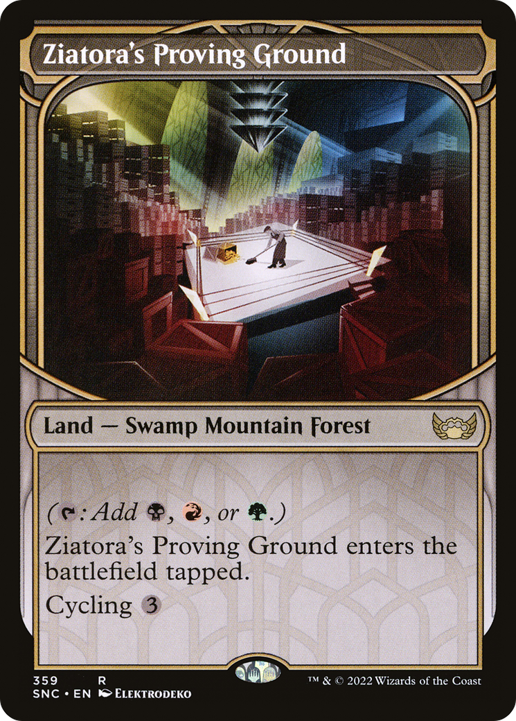 Ziatora's Proving Ground (Showcase) (SNC-359) - Streets of New Capenna: (Showcase) Foil