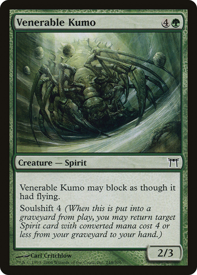 Venerable Kumo (CHK-248) - Champions of Kamigawa Foil
