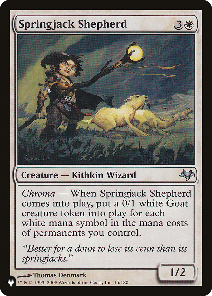 Springjack Shepherd (PLST-EVE-15) - La Liste Foil