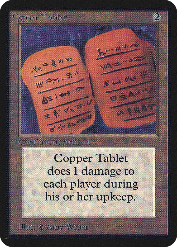 Copper Tablet (LEA-) - Limited Edition Alpha