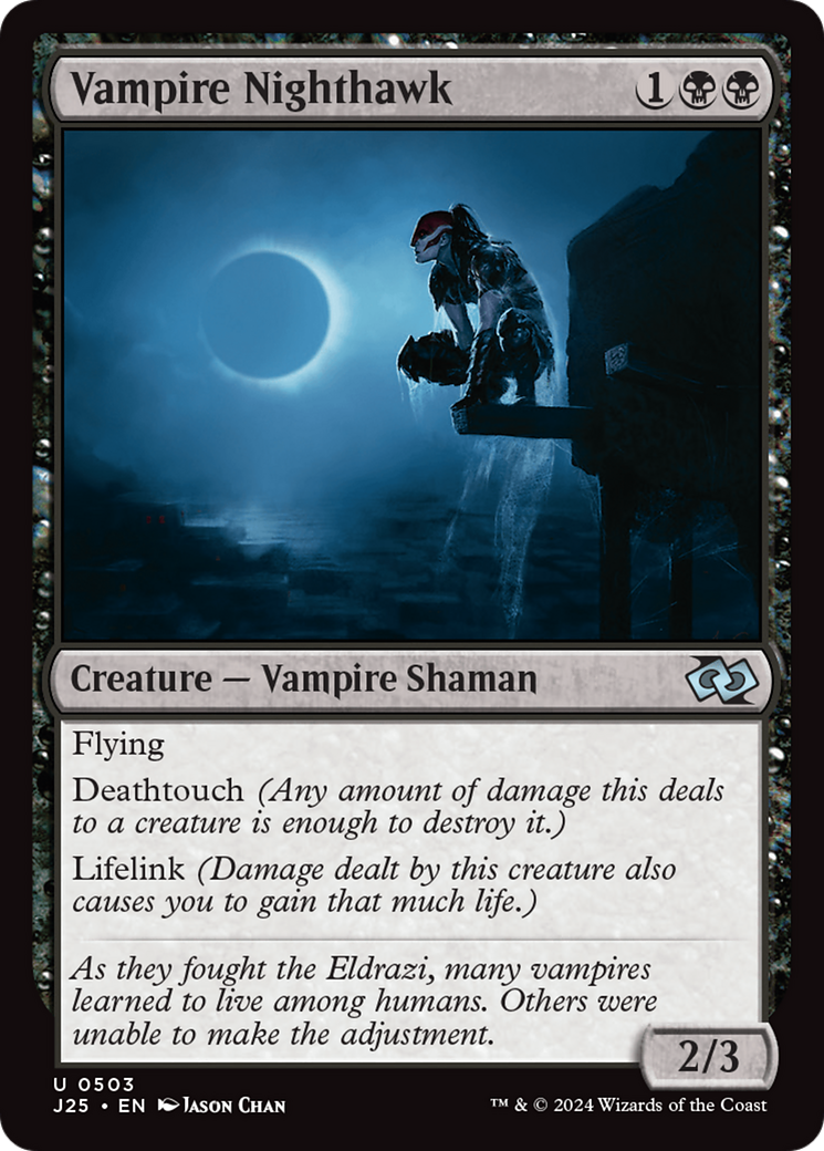 Vampire Nighthawk (J25-503) - Démarrage rapide
