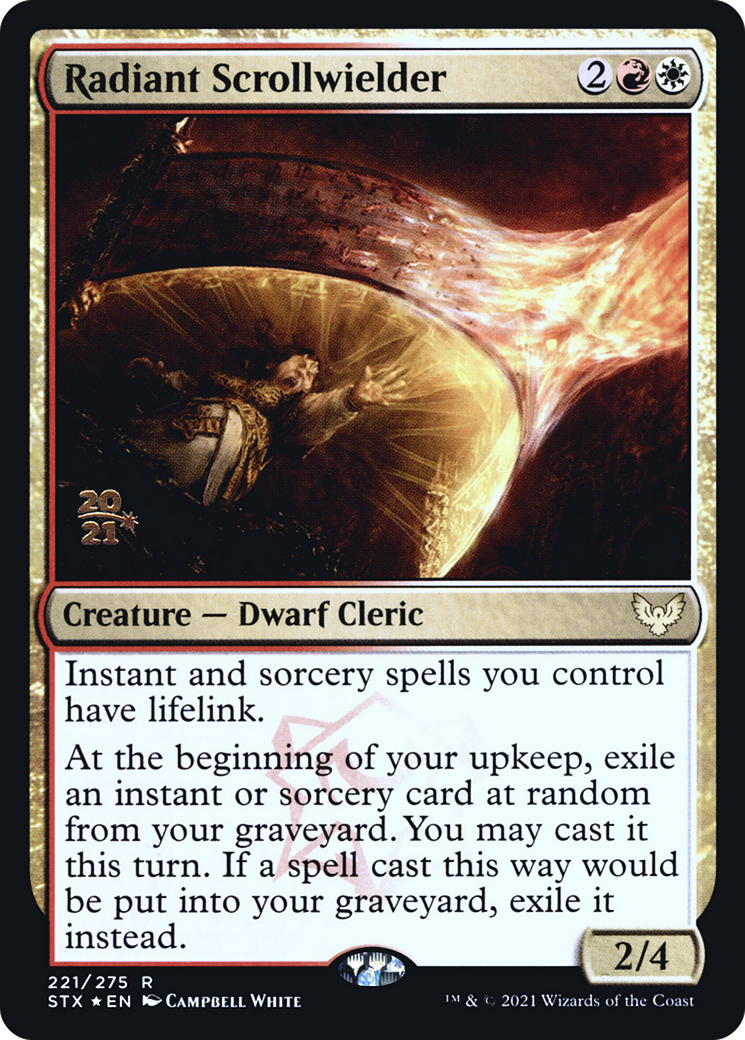 Porteur de Parchemin Radiant (PRE-221S) - Strixhaven : École des Mages (promotions)