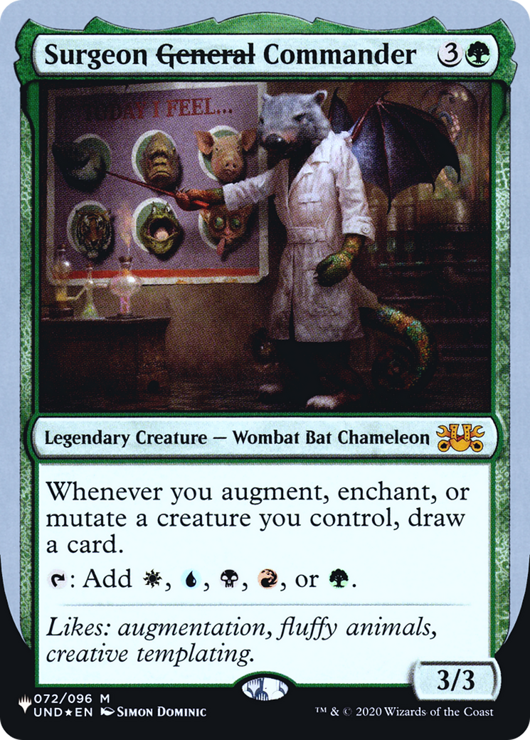 Surgeon ~General~ Commander (LIST-042) - The List (Unfinity Foil Edition) Foil