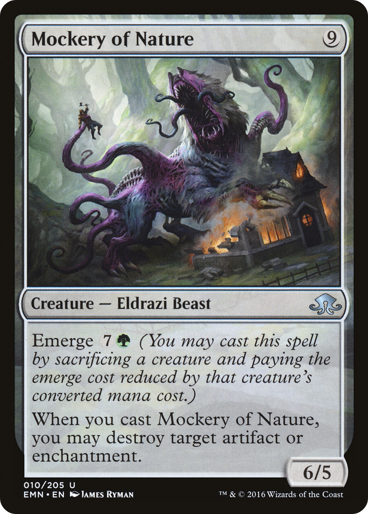 Moquerie de la nature (EMN-010) - Eldritch Moon Foil