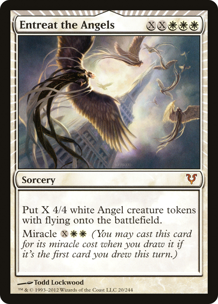 Implorez les anges (AVR-020) - Avacyn restaurée : (miracle) Foil