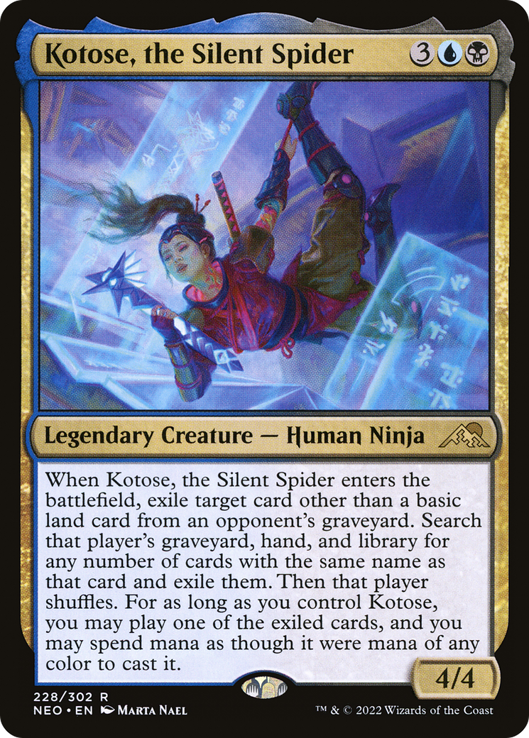 Kotose, the Silent Spider (NEO-228) - Kamigawa: Neon Dynasty