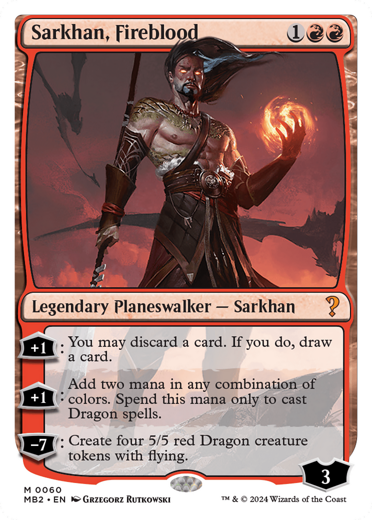 Sarkhan, Sang-de-Feu (MB2-060) - Mystery Booster 2