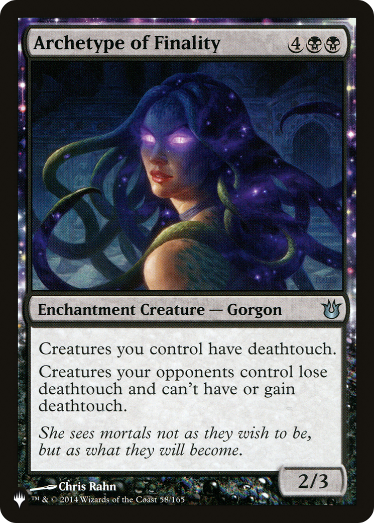 Archetype of Finality (LIST-BNG-58) - The List: (enchantment)